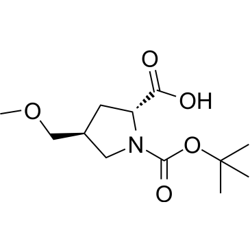 (2R,4S)-1-(tert-Butoxycarbonyl)-4-(methoxymethyl)pyrrolidine-2-carboxylic acid|CS-1379055