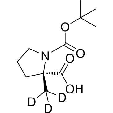 (S)-1-(tert-Butoxycarbonyl)-2-methylpyrrolidine-2-carboxylic acid-d3|CS-1379071