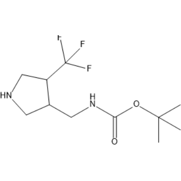 tert-Butyl ((4-(trifluoromethyl)pyrrolidin-3-yl)methyl)carbamate|CS-1379074