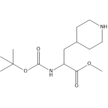 Methyl 2-((tert-butoxycarbonyl)amino)-3-(piperidin-4-yl)propanoate|CS-1379088