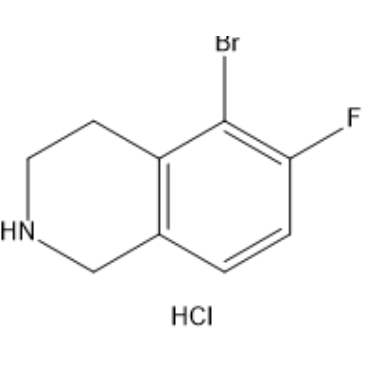5-Bromo-6-fluoro-1,2,3,4-tetrahydroisoquinoline hydrochloride|CS-1379094