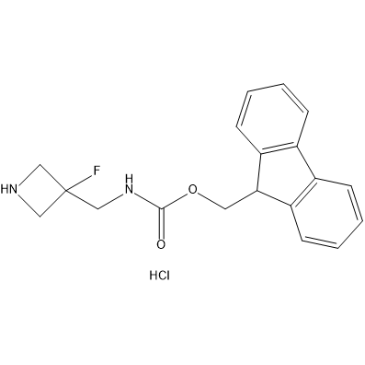 (9H-Fluoren-9-yl)methyl ((3-fluoroazetidin-3-yl)methyl)carbamate hydrochloride|CS-1379113