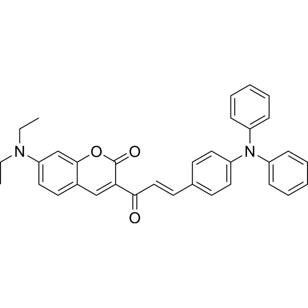 (E)-7-(Diethylamino)-3-(3-(4-(diphenylamino)phenyl)acryloyl)-2H-chromen-2-one|CS-1379265