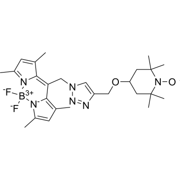 (T-4)-[4-[[1-[2-(3,5-Dimethyl-1H-pyrrol-2-yl-κN)-2-(3,5-dimethyl-2H-pyrrol-2-ylidene-κN)ethyl]-1H-1,2,3-triazol-4-yl]methoxy]-2,2,6,6-tetramethyl-1-piperidinyloxyato]difluoroboron|CS-1379267