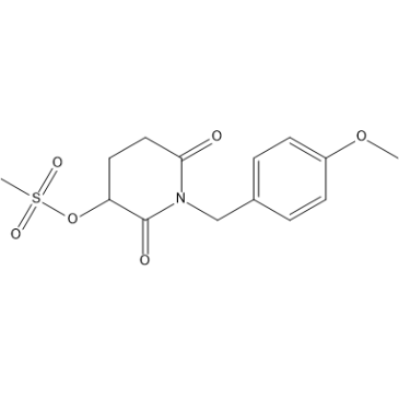 1-(4-Methoxybenzyl)-2,6-dioxopiperidin-3-yl methanesulfonate|CS-1379553