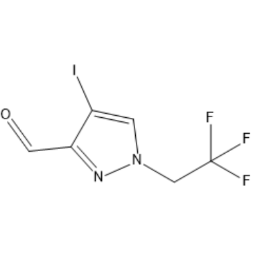 4-Iodo-1-(2,2,2-trifluoroethyl)-1H-pyrazole-3-carbaldehyde|CS-1379643