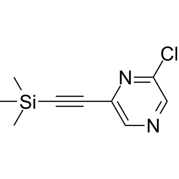 2-Chloro-6-((trimethylsilyl)ethynyl)pyrazine|CS-1379644