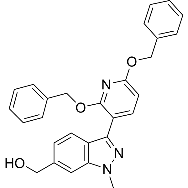 (3-(2,6-Bis(benzyloxy)pyridin-3-yl)-1-methyl-1H-indazol-6-yl)methanol|CS-1379693