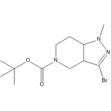 tert-Butyl 3-bromo-1-methyl-1,3a,4,6,7,7a-hexahydro-5H-pyrazolo[4,3-c]pyridine-5-carboxylate|CS-1379694