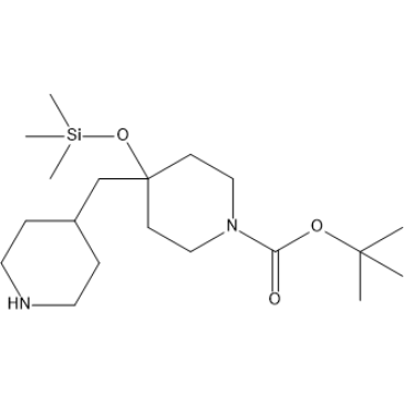 tert-Butyl 4-(piperidin-4-ylmethyl)-4-((trimethylsilyl)oxy)piperidine-1-carboxylate|CS-1379697