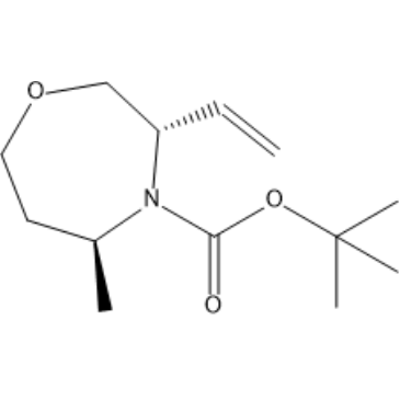 rel-tert-Butyl (3S,5S)-5-methyl-3-vinyl-1,4-oxazepane-4-carboxylate|CS-1379720