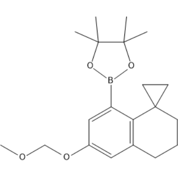 2-(6'-(Methoxymethoxy)-3',4'-dihydro-2'H-spiro[cyclopropane-1,1'-naphthalen]-8'-yl)-4,4,5,5-tetramethyl-1,3,2-dioxaborolane|CS-1379722
