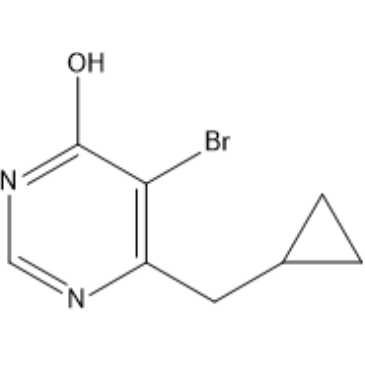5-Bromo-6-(cyclopropylmethyl)pyrimidin-4-ol|CS-1379925