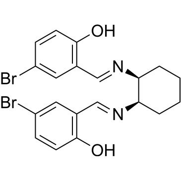rel-2,2'-((1E,1'E)-(((1R,2S)-Cyclohexane-1,2-diyl)bis(azanylylidene))bis(methanylylidene))bis(4-bromophenol)|CS-1380022