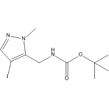 tert-Butyl ((4-iodo-1-methyl-1H-pyrazol-5-yl)methyl)carbamate|CS-1380090