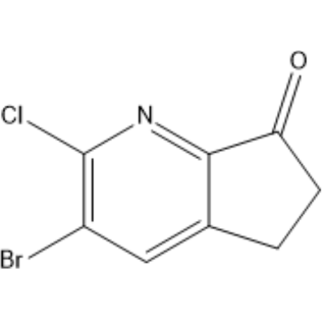 3-Bromo-2-chloro-5,6-dihydro-7H-cyclopenta[b]pyridin-7-one|CS-1380101