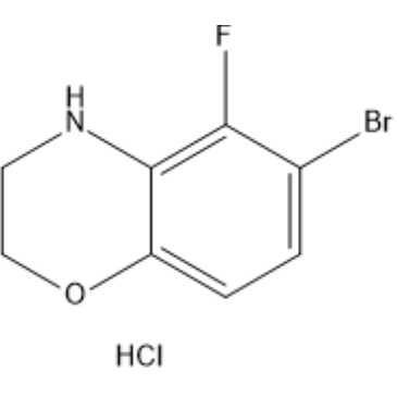 6-Bromo-5-fluoro-3,4-dihydro-2H-benzo[b][1,4]oxazine hydrochloride|CS-1380125