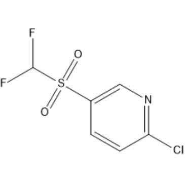 2-Chloro-5-((difluoromethyl)sulfonyl)pyridine|CS-1380133