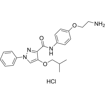 N-(4-(2-Aminoethoxy)phenyl)-4-isobutoxy-1-phenyl-1H-pyrazole-3-carboxamide hydrochloride|CS-1380335