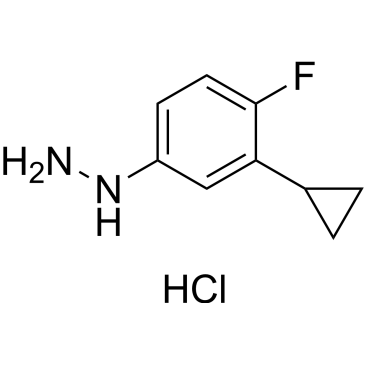 (3-Cyclopropyl-4-fluorophenyl)hydrazine hydrochloride|CS-1380419