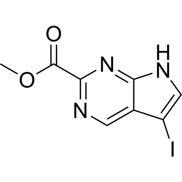 Methyl 5-iodo-7H-pyrrolo[2,3-d]pyrimidine-2-carboxylate|CS-1380451
