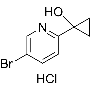 1-(5-Bromopyridin-2-yl)cyclopropan-1-ol hydrochloride|CS-1380460