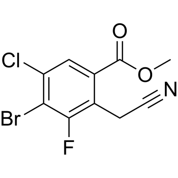 Methyl 4-bromo-5-chloro-2-(cyanomethyl)-3-fluorobenzoate|CS-1380462