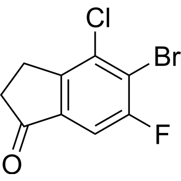 5-Bromo-4-chloro-6-fluoro-2,3-dihydro-1H-inden-1-one|CS-1380474