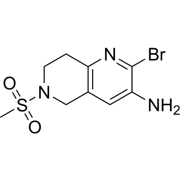 2-Bromo-6-(methylsulfonyl)-5,6,7,8-tetrahydro-1,6-naphthyridin-3-amine|CS-1380484