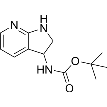 tert-Butyl (2,3-dihydro-1H-pyrrolo[2,3-b]pyridin-3-yl)carbamate|CS-1380496