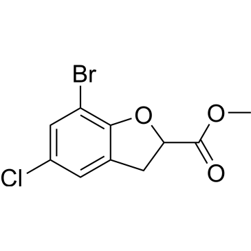 Methyl 7-bromo-5-chloro-2,3-dihydrobenzofuran-2-carboxylate|CS-1380540