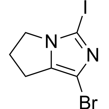 1-Bromo-3-iodo-6,7-dihydro-5H-pyrrolo[1,2-c]imidazole|CS-1380604