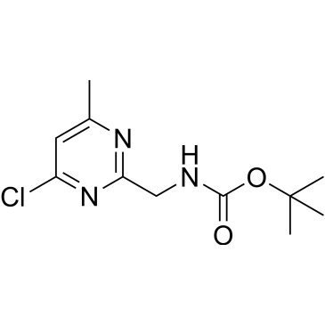 tert-Butyl ((4-chloro-6-methylpyrimidin-2-yl)methyl)carbamate|CS-1380611