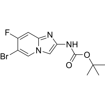 tert-Butyl (6-bromo-7-fluoroimidazo[1,2-a]pyridin-2-yl)carbamate|CS-1380641