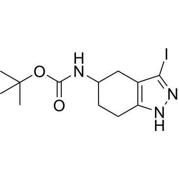 tert-Butyl (3-iodo-4,5,6,7-tetrahydro-1H-indazol-5-yl)carbamate|CS-1380724