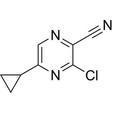 3-Chloro-5-cyclopropylpyrazine-2-carbonitrile|CS-1380730