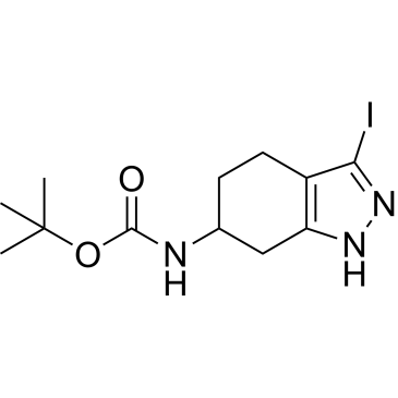 tert-Butyl (3-iodo-4,5,6,7-tetrahydro-1H-indazol-6-yl)carbamate|CS-1380742