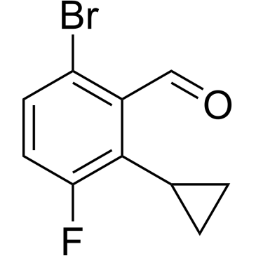 6-Bromo-2-cyclopropyl-3-fluorobenzaldehyde|CS-1381140