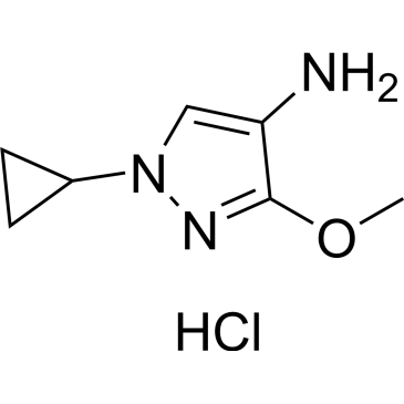 1-Cyclopropyl-3-methoxy-1H-pyrazol-4-amine hydrochloride|CS-1381333