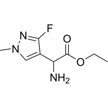 Ethyl 2-amino-2-(3-fluoro-1-methyl-1H-pyrazol-4-yl)acetate|CS-1381335