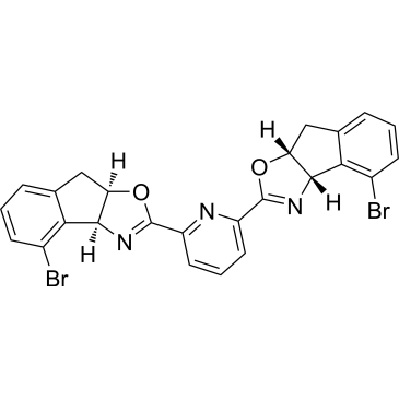 2,6-Bis((3aS,8aR)-4-bromo-3a,8a-dihydro-8H-indeno[1,2-d]oxazol-2-yl)pyridine|CS-1381349