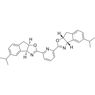 2,6-Bis((3aS,8aR)-5-isopropyl-3a,8a-dihydro-8H-indeno[1,2-d]oxazol-2-yl)pyridine|CS-1381350