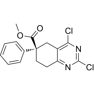 Methyl (R)-2,4-dichloro-6-phenyl-5,6,7,8-tetrahydroquinazoline-6-carboxylate|CS-1381377