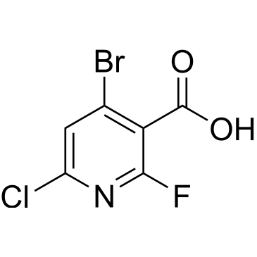 4-Bromo-6-chloro-2-fluoronicotinic acid|CS-1381424