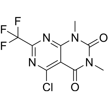 5-Chloro-1,3-dimethyl-7-(trifluoromethyl)pyrimido[4,5-d]pyrimidine-2,4(1H,3H)-dione|CS-1381438