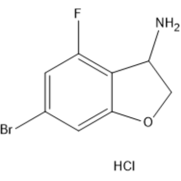 6-Bromo-4-fluoro-2,3-dihydrobenzofuran-3-amine hydrochloride|CS-1381635