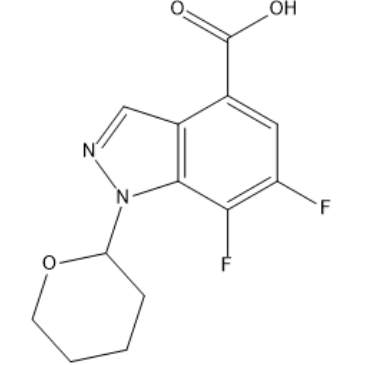 6,7-Difluoro-1-(tetrahydro-2H-pyran-2-yl)-1H-indazole-4-carboxylic acid|CS-1381637
