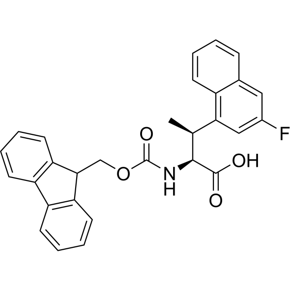 (2S,3S)-2-((((9H-Fluoren-9-yl)methoxy)carbonyl)amino)-3-(3-fluoronaphthalen-1-yl)butanoic acid|CS-1381649