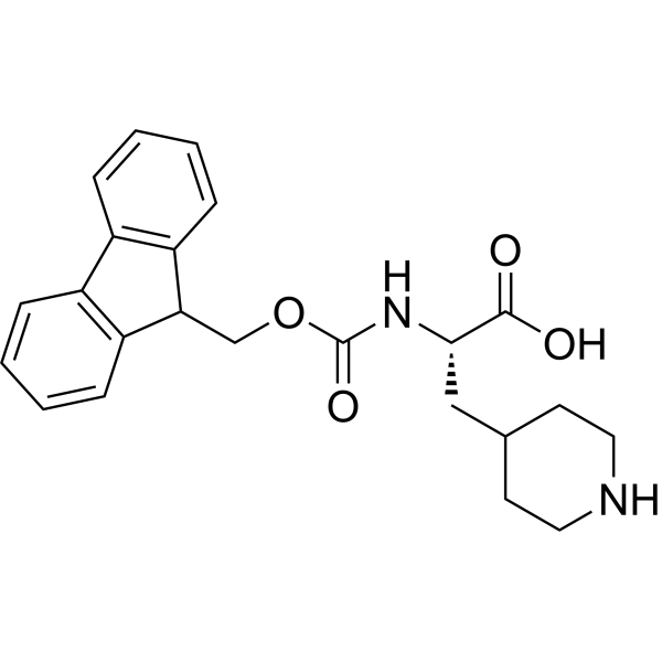 (S)-2-((((9H-Fluoren-9-yl)methoxy)carbonyl)amino)-3-(piperidin-4-yl)propanoic acid|CS-1381651