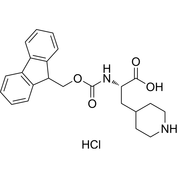 (S)-2-((((9H-Fluoren-9-yl)methoxy)carbonyl)amino)-3-(piperidin-4-yl)propanoic acid hydrochloride|CS-1381652